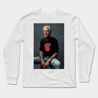 Anthony Bourdain Knicks Fan T-Shirt Long Sleeve T-Shirt